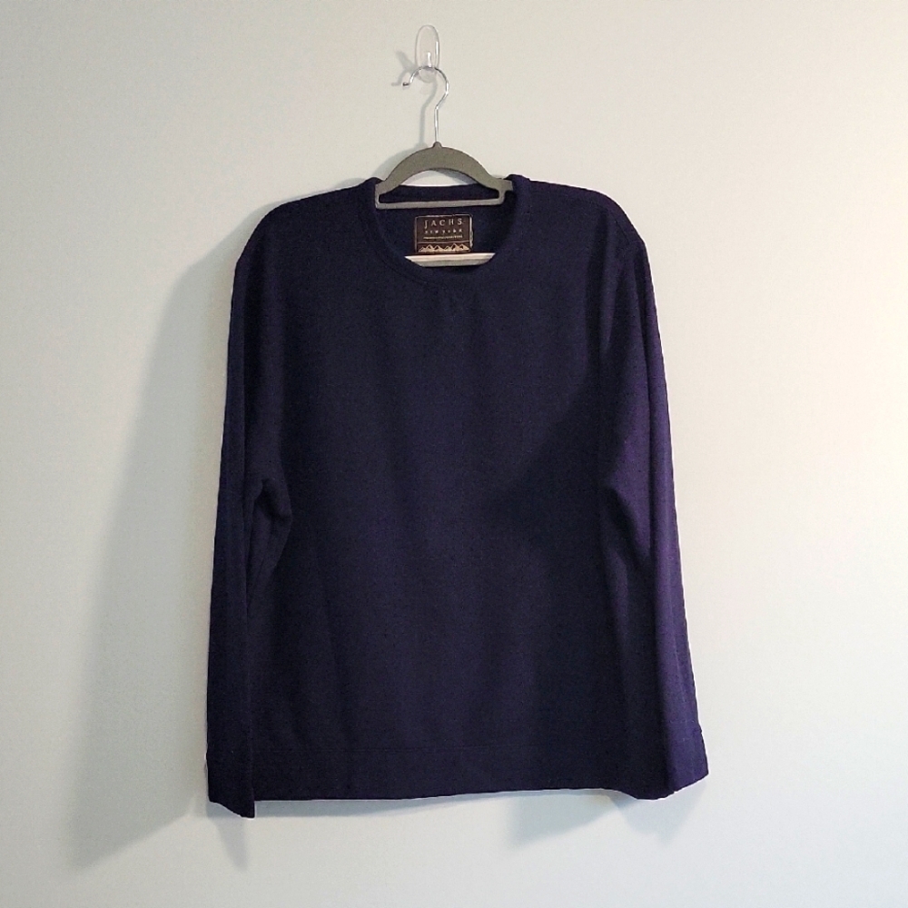 Jachs New York Mens XL Sweatshirt Navy Blue NWOT